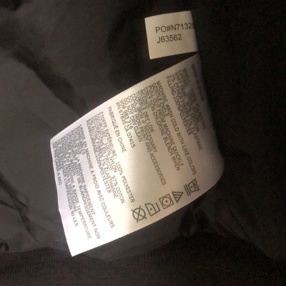 NWT NAUTICA Seashore Grey Full Zip Military Bomber Water Resistant Jacket - Picture 6 of 7